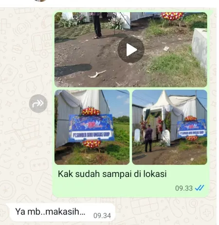 Pengiriman Karangan Bunga Sangiang Malingping