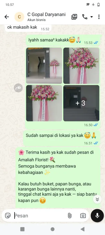 Pengiriman Karangan Bunga Sangiang Malingping